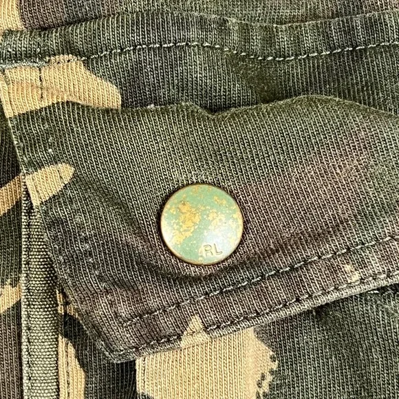 Polo Ralph Lauren Sweatpants Mens XL Green Camo Joggers Cargo Surplus Military - Picture 5 of 12